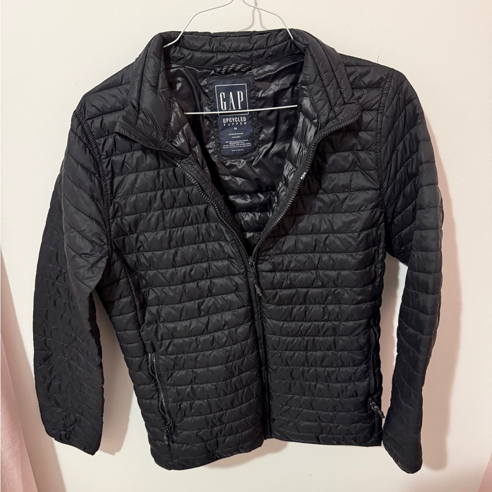 GAP Mens Quilted Black Puffer Jacket